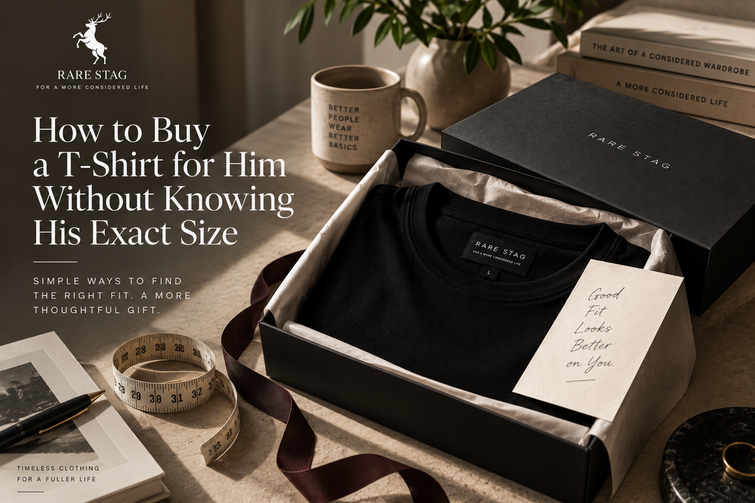 How to Buy a T-Shirt for Him Without Knowing His Size